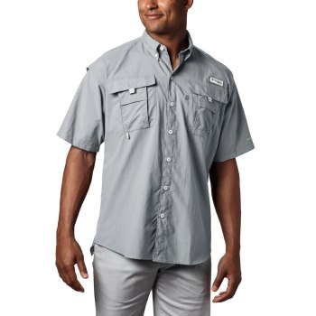 Columbia Overhemd Heren, PFG Bahama II Short Sleeve Grijs, 09LICODQA